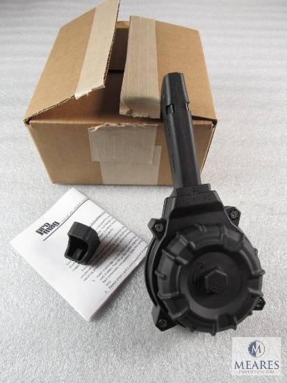 New 50 round Glock 9mm drum magazine for models 17,19 and rifles that take Glock mags