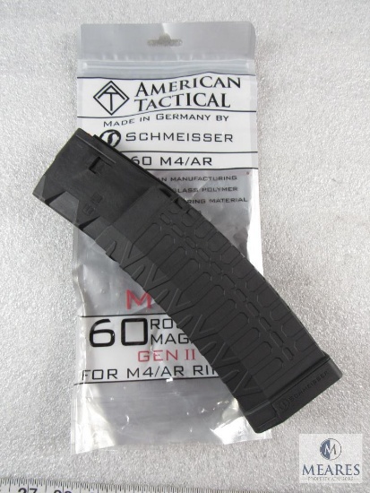 New 60 round AR15 5.56, .223, .300 blackout rifle magazine. Made in Germany