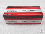 1000 Winchester small rifle primers. Very hard to find.