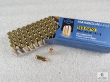 50 rounds Prvi Partizan .380 acp ammo. 94 grain FMJ. Brass cased