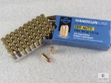 50 rounds Prvi Partizan .380 acp ammo. 94 grain FMJ. Brass cased