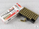 50 rounds 9mm Maxxtech ammo. 115 grain FMJ. Brass case reloadable