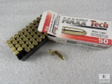 50 rounds 9mm Maxxtech ammo. 115 grain FMJ. Brass case reloadable