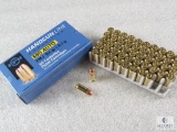 50 rounds Prvi Partizan .380 acp ammo. 94 grain FMJ. Brass cased