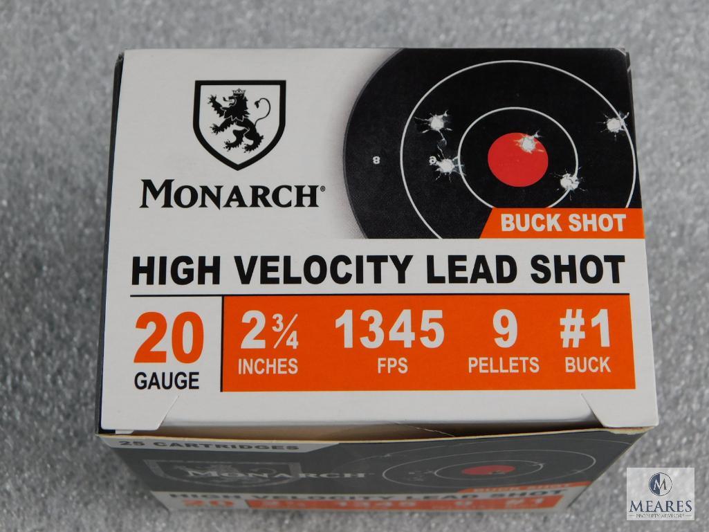 Monarch High Velocity 12 Gauge Buck Shotshells - 25 Rounds