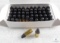 50 Rounds 9mm Luger Ammo 115 Grain Black Tip Bullets