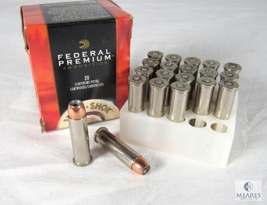 20 Rounds Federal Vital-Shok .357 Magnum 180 Grain Swift A-Frame Hollow Point Ammo