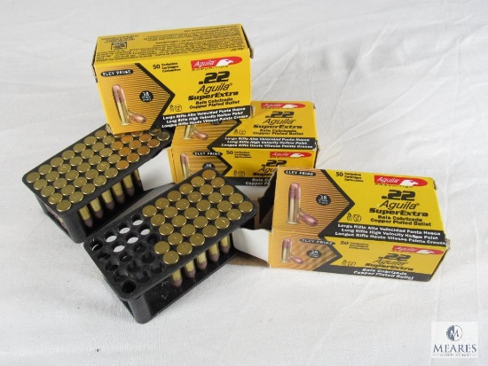 132 Rounds Aguila SuperExtra .22 LR Long Rifle Ammo 38 Grain Copper Plated