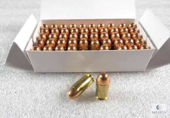 50 Rounds .45 ACP 230 Grain Ammo Copper Round Nose