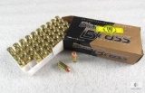 50 Rounds Blazer Brass .40 S&W 180 Grain FMJ Ammo