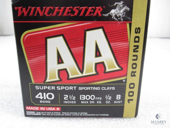 100 Rounds Winchester AA .410-gauge Shotgun Shells - 2 1/2-inch 8-shot - 1300 fps