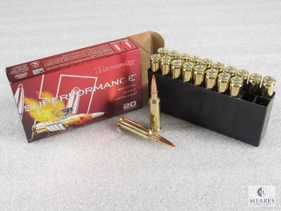 20 Rounds Hornady Superformance 6.5 Creedmoor Ammunition - 129-grain SST