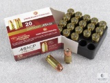 20 Rounds Dynamic Research .45 ACP Ammunition - 150-grain JHP Self Defense