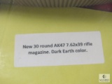 NEW - 30-round AK47 7.62x39 Rifle Magazine - Dark Earth Color