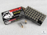 50 Rounds Wolf 9mm Ammunition - 115-grain FMJ