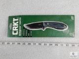 New CRKT Fixed Blade Skinner Knife with G10 Handles and Carry Sheath