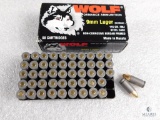 50 Rounds Wolf 9mm Ammo 115 Grain FMJ