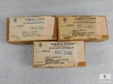 Lot 3 Smith & Wesson Parts Shipping Boxes Vintage 1970's