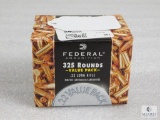 325 Rounds Federal .22 Long Rifle Ammo 36 Grain Copper Plated Hollow Point High Velocity
