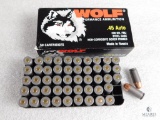 50 Rounds Wolf .45 ACP Ammo 230 Grain FMJ