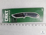 New CRKT Fixed Blade Skinner Knife with G10 handle and Carrying Sheath