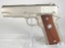 1975 Colt Combat Commander .45 ACP Satin Nickel Semi-Auto Pistol