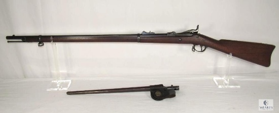 1883 US Springfield 1878 Trap Door Breech Loading .45-70 Gov't Rifle w/ Bayonet