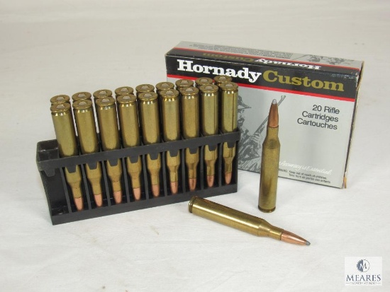20 Rounds Hornady Custom .25-06 REM 117 Grain Ammo Boat Tail Spire Point
