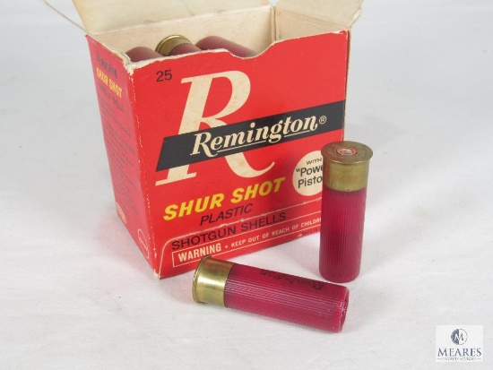 25 Rounds Remington Shur Shot 16 Gauge 2-3/4" Shotshells #8 Ammo