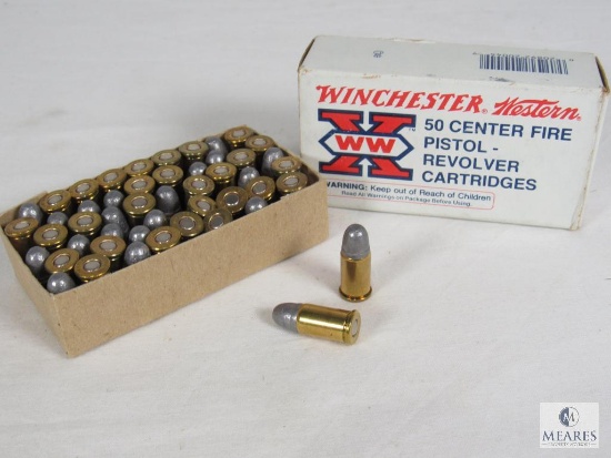 50 Rounds Winchester Western X .32 S&W Short 85 Grain Lead Ammo