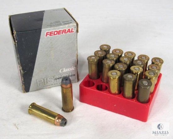 20 Rounds Federal .44 REM Mag 180 Grain Hi-Shok Jacketed Hollow Point Ammo