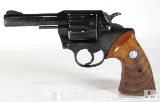 1970 Colt Metropolitan MKIII .38 Special 4" Blued Officer's Model Revolver