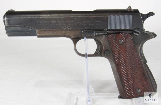 1918 Colt 1911 Military US Army WWI .45 ACP Semi-Auto Pistol (Black Army)