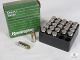 25 Rounds Remington Golden Saber .40 S&W 180 Grain Brass Jacketed Hollow Point Ammo