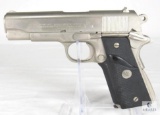 1975 Colt Combat Commander .45 ACP Satin Nickel Semi-Auto Pistol