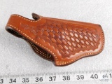 Tooled Leather Bianchi Holster fits 2.5'' S&W 19,66,686 & similar