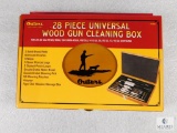 New 28 piece Universal Gun Cleaning Kit in Wooden Case