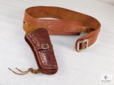 Leather Western Rig Tooled Holster fits 5-1/2'' Colt Scout .22 caliber Belt