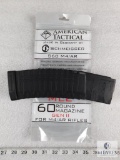 New 60 round AR 15 5.56 / .223 Extra Capacity Rifle Magazine - Hard to Find Made in Germany