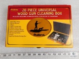 New 28 piece Universal Gun Cleaning kit in Wooden Case