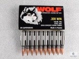 20 rounds Wolf .308 Ammo 150 FMJ