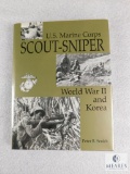 US Marines Scout Sniper World War 2 and Korea hardback book