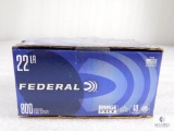 800 rounds Federal .22 long rifle ammo 40 grain 1200 FPS