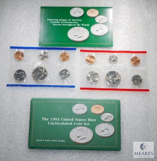 1993 UNC Coin Set, P&D