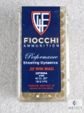 Fiocchi Performance Shooting Dynamics, .22 Win Mag 22FWMA 40 Grain JSP 1910 FPS