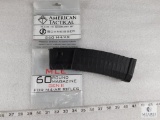 New 60 Round AR15 5.56/.223 High Capacity Rifle Magazine, Made in Germany