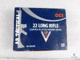 300 Rounds CCI .22 Long Rifle Ammunition