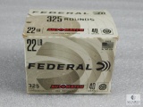 325 Rounds Federal .22 Long Rifle Ammunition 40 Grain