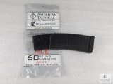 New 60 Round AR15 5.56/.223 High Capacity Rifle Magazine, Made in Germany