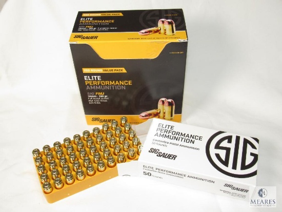 200 Rounds Sig Sauer 10mm Auto 180 Grain FMJ 1250 FPS Ammo